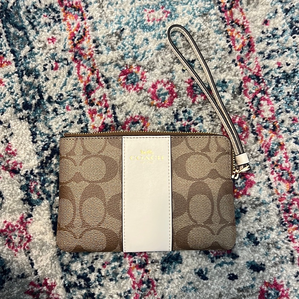 Coach Leather CRN ZIP
